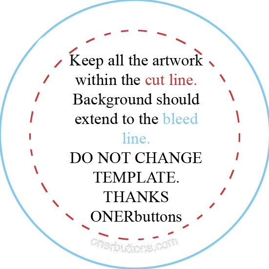 1 5 Inch Button Template to Pin on Pinterest