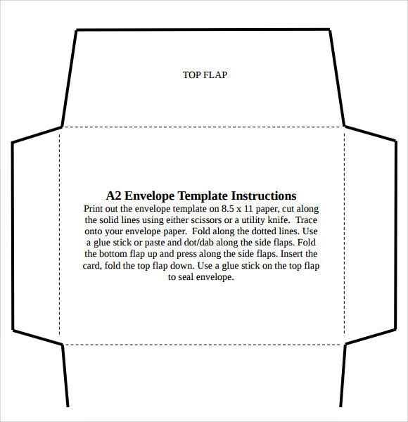 Sample A2 Envelope Template 7 Documents in Word PDF