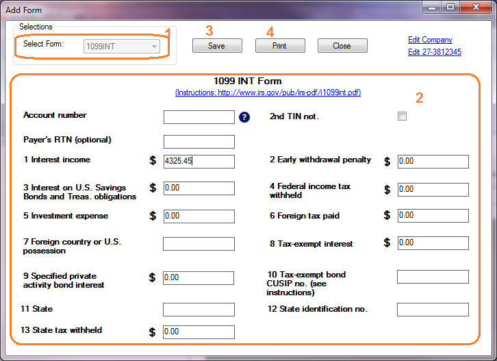 Irs 1099 Misc Template Free Software and ware