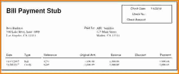 10 pay stub template for 1099 employee