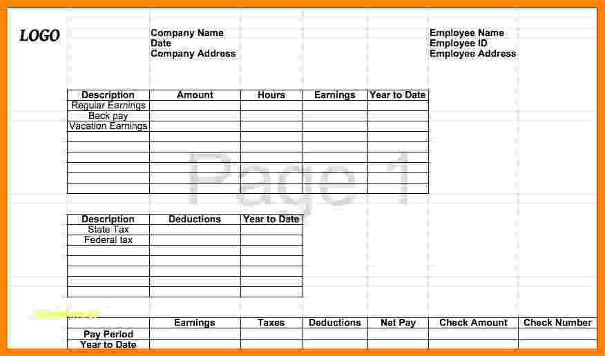 9 free 1099 pay stub template
