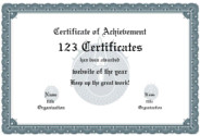 Award Certificate Maker personalize and print