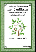 Ecology Certificates Earth Day and Earth Science Awards