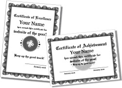 Free printable formal certificate templates landscape