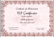Printable Certificates and Award templates