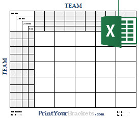 Excel Spreadsheet Football Square Grids