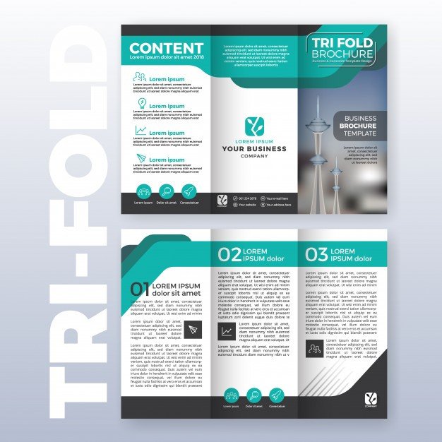 Trifold Brochure Vectors s and PSD files
