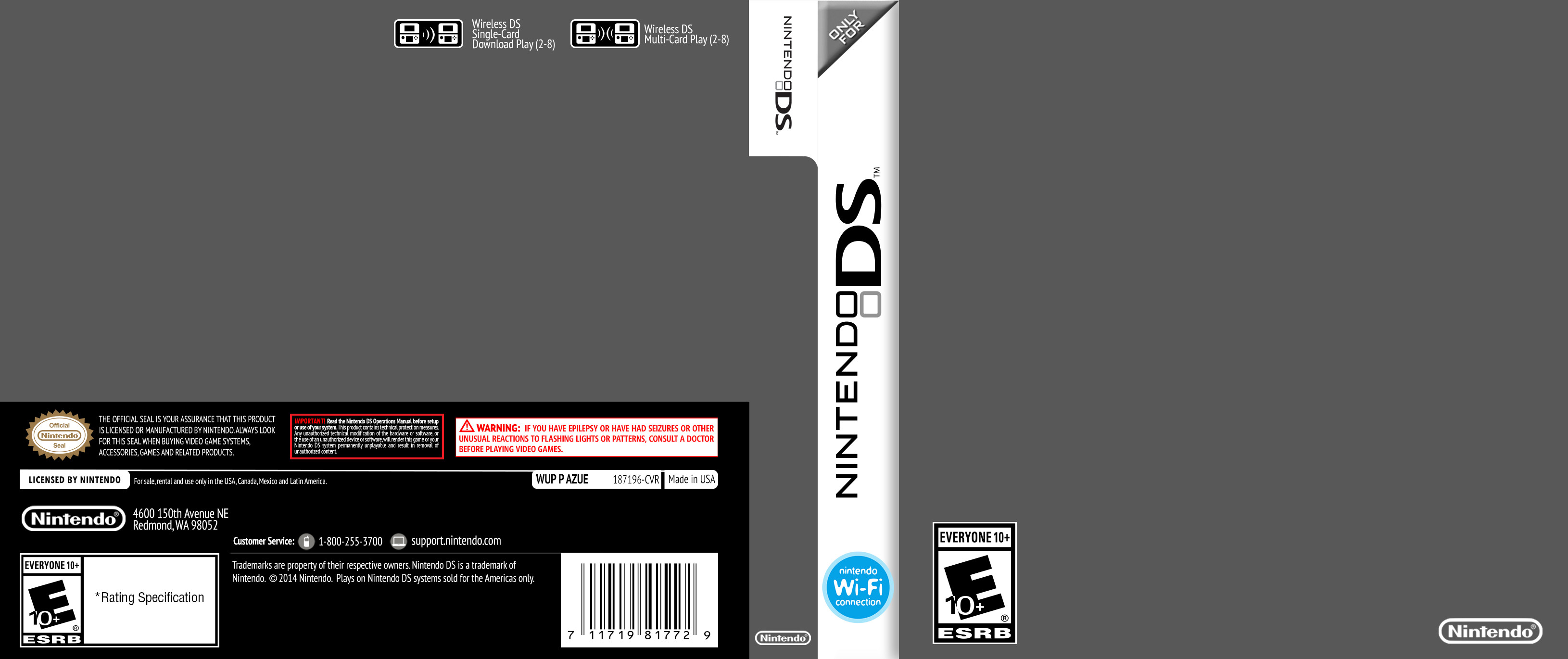 Nintendo DS Cover Template by ETSChannel on DeviantArt