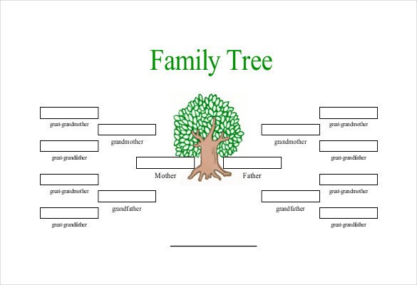 Simple Family Tree Template 25 Free Word Excel PDF