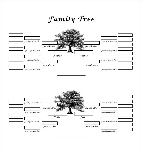 51 Family Tree Templates Free Sample Example Format