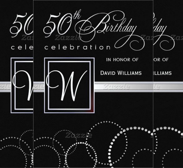 45 50th Birthday Invitation Templates – Free Sample