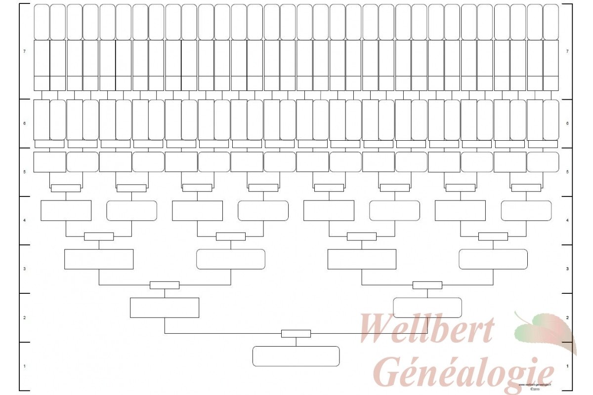 30 8 Generation Family Tree Template | Simple Template Design