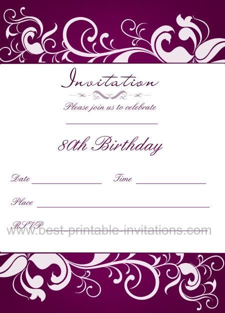 21 best 40Th Birthday Invitations Wording images on