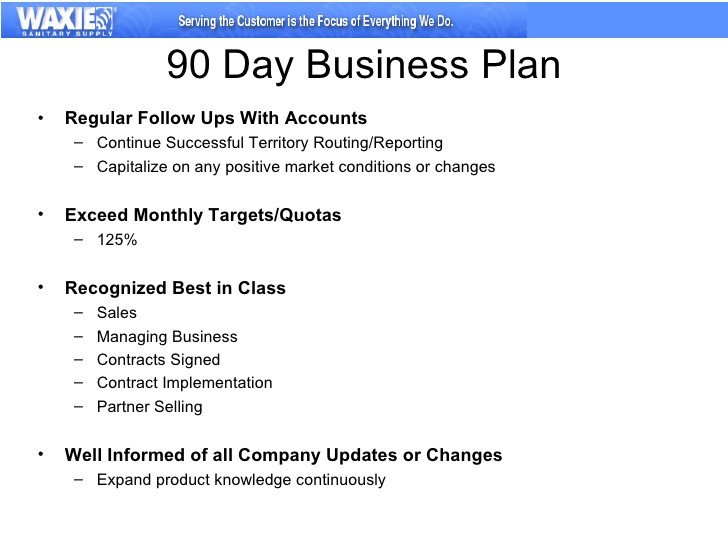 30 60 90 Business Plan