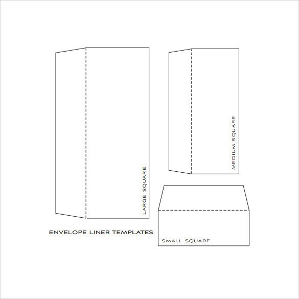 Envelope Liner Template 8 Free Samples Examples & Formats