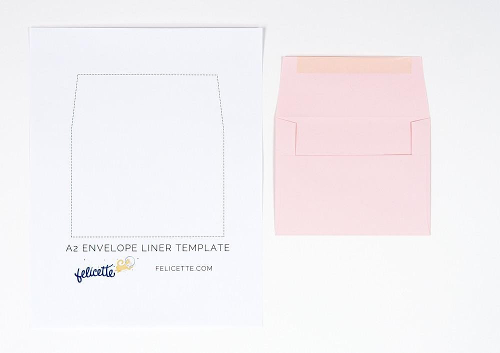 Stamped Envelope Liners Templates – Felicette