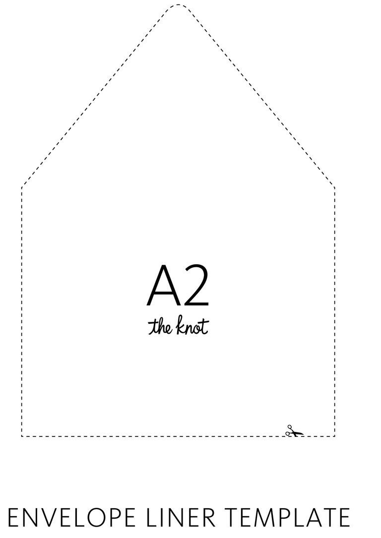 The Knot Envelope Liner Template