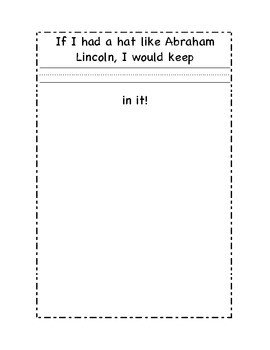 Abe Lincoln s hat craft template FREEBIE by Mary Underwood