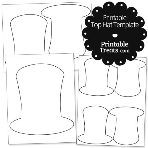 Printable Top Hat Template — Printable Treats