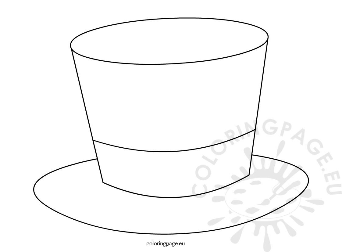 Top Hat Coloring Pages