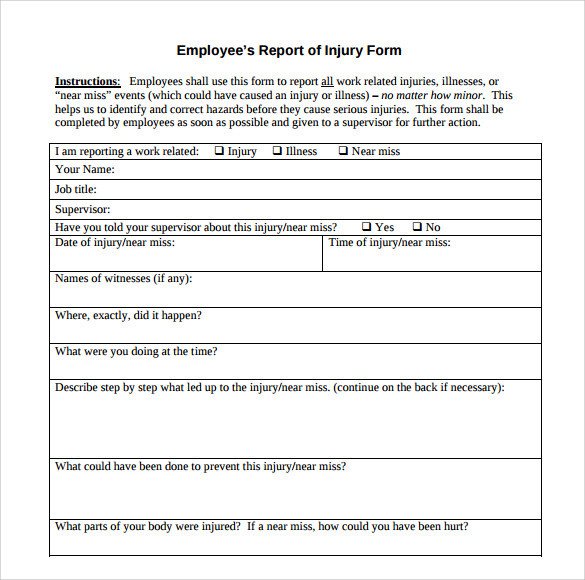 15 Sample Accident Report Templates PDF Word Pages