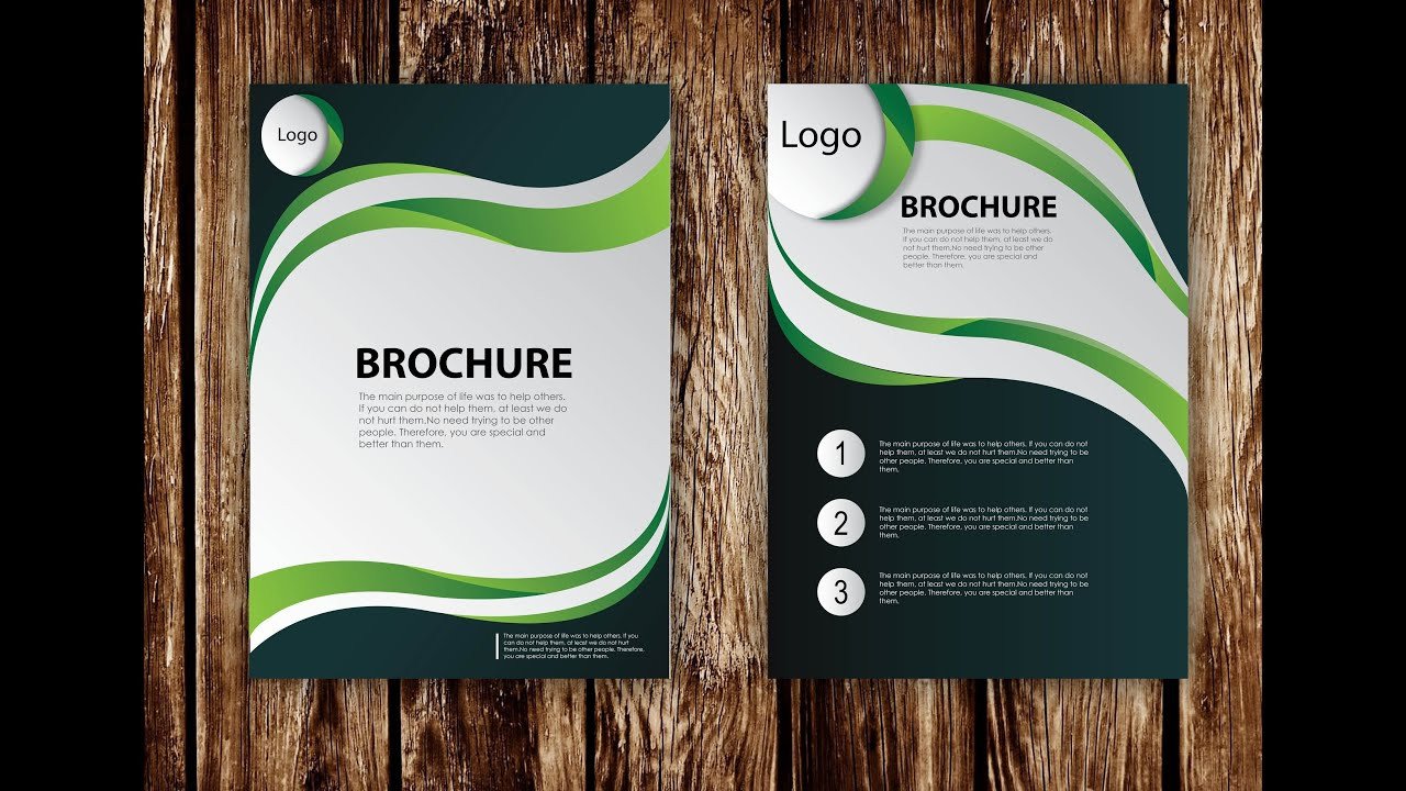 How to Design Brochure Vector Using Adobe Illustrator