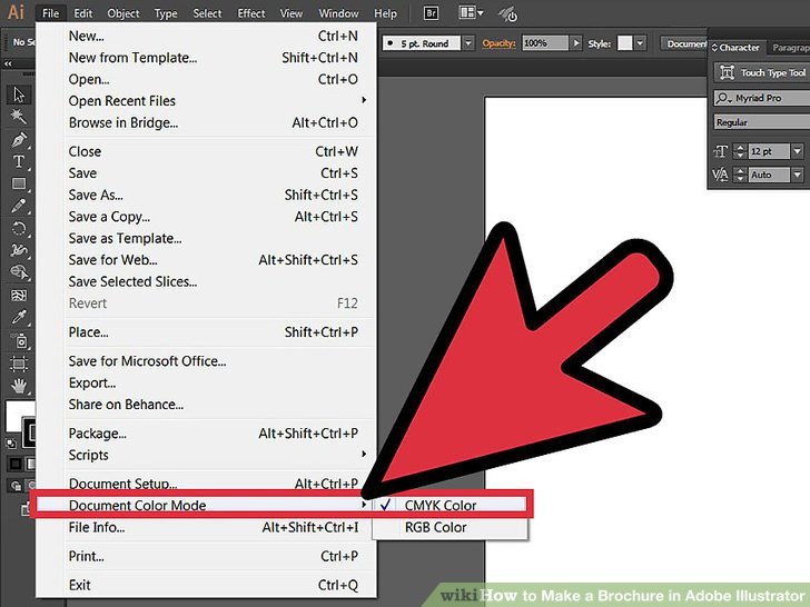How to Make a Brochure in Adobe Illustrator 10 Steps