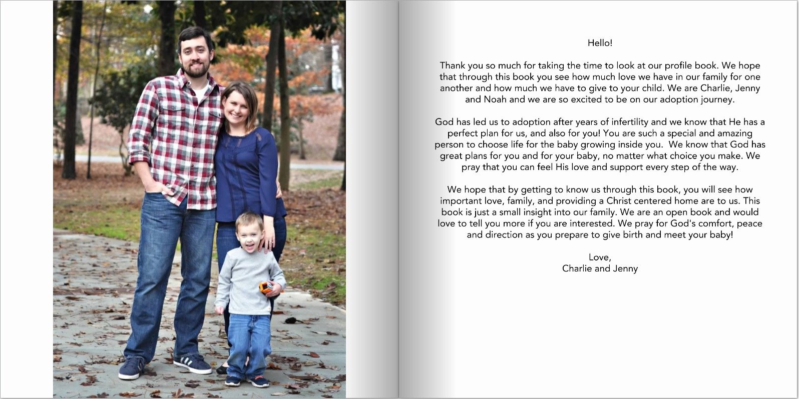 Cloth Diaper Revival Our Adoption Profile Book