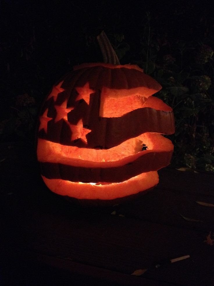 American flag Flags and Pumpkins on Pinterest