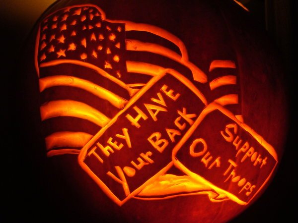 American Flag Pumpkin Carving by DistantVisions on DeviantArt