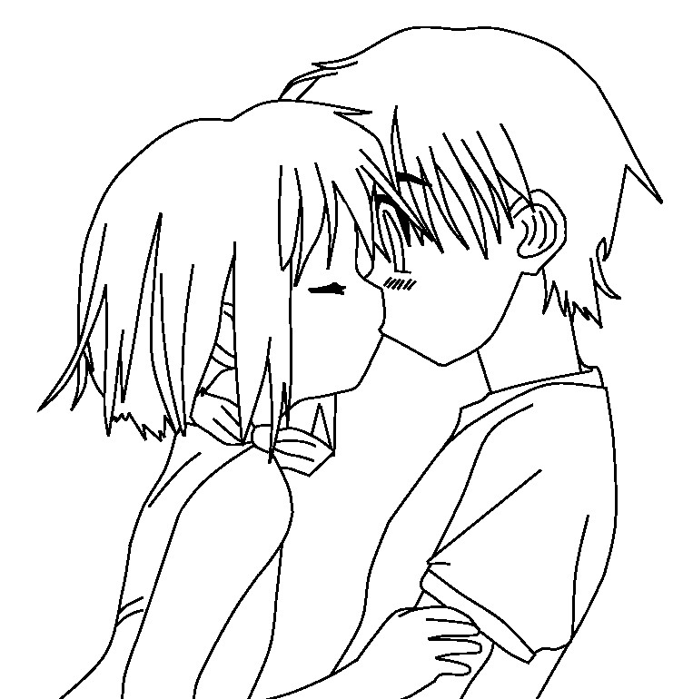 anime couple by DeathDareDevil on DeviantArt