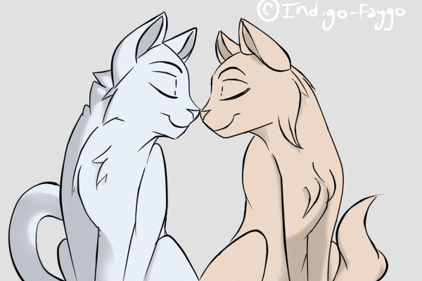 FREE to use Cat Couple Template by Indigo Faygo on DeviantArt