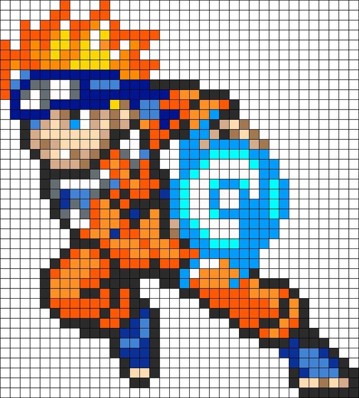 Naruto perler bead pattern Pixel Pinterest