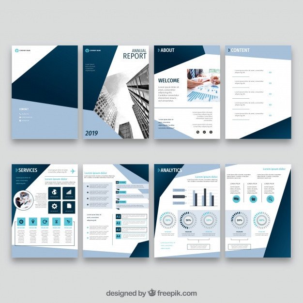 Annual Report Vectors s and PSD files