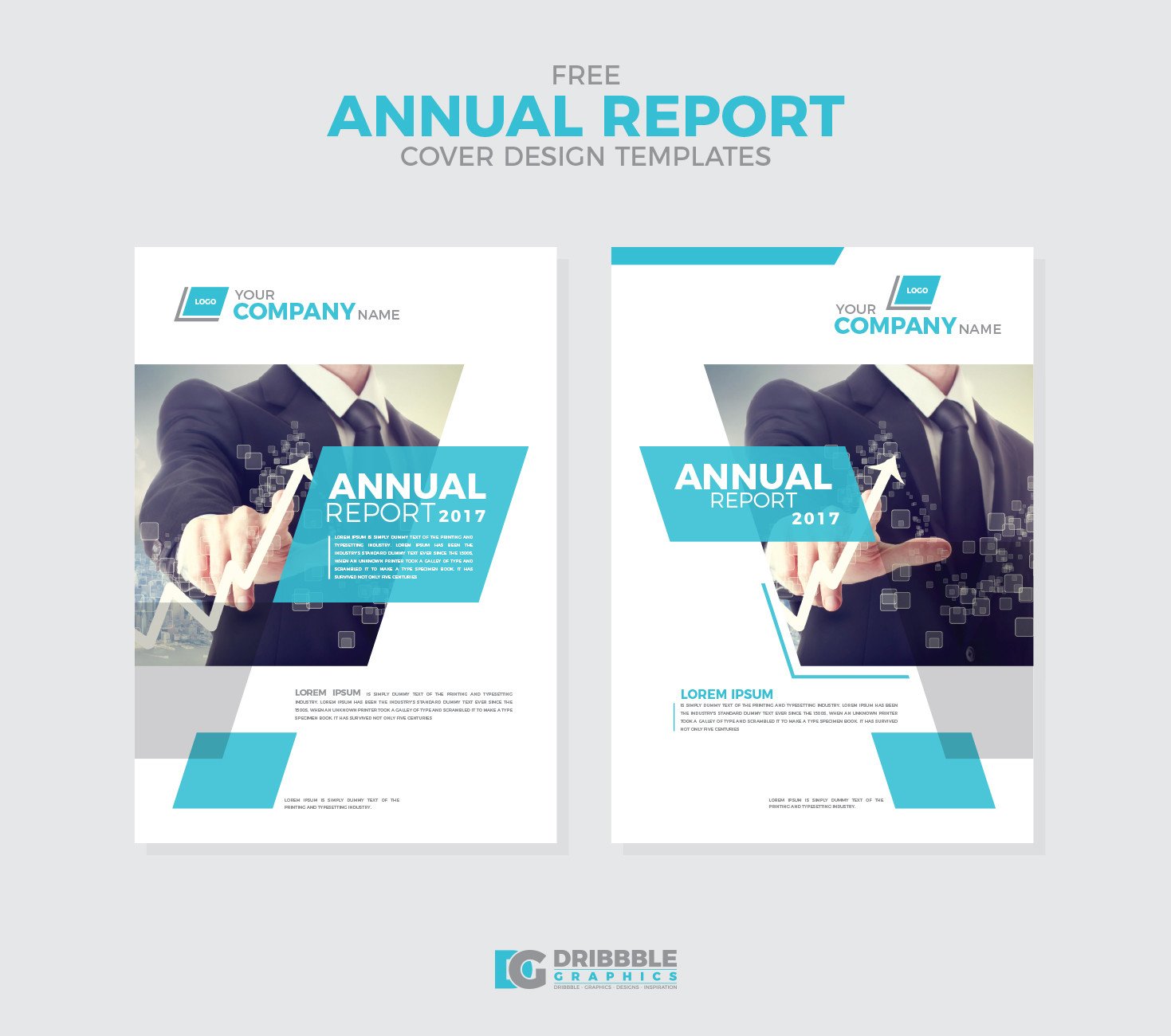 Free Annual Report Cover Design Templates