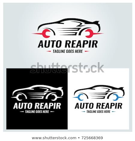 Auto Repair Logo Design Template Vector Stock Vector
