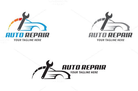 Auto Repair Logo Templates on Creative Market