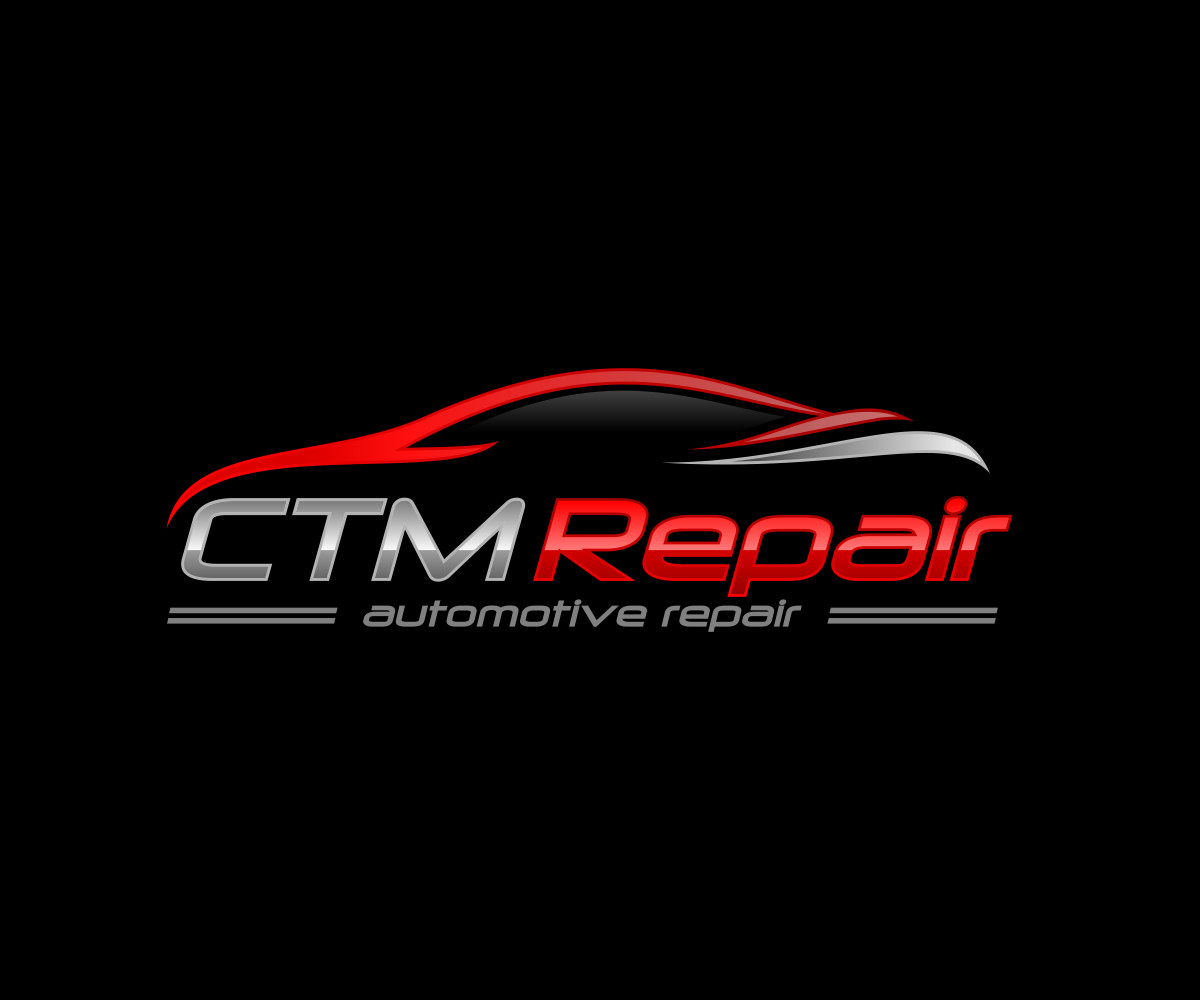 Bold Serious Automotive Logo Design for CTM Repair