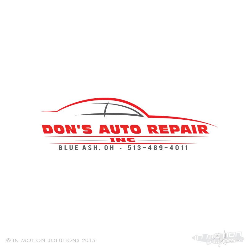 Don s Auto Repair Logo Design In Motion SolutionsIn