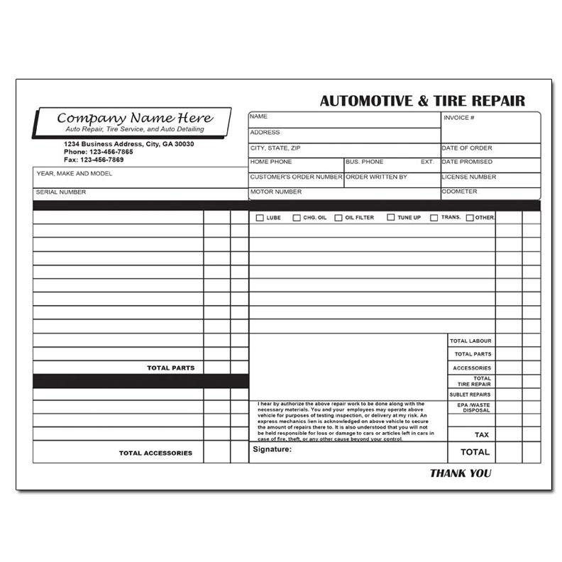 Business Forms Custom Printing