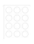 Templates Print to the Edge Round Labels 12 per sheet
