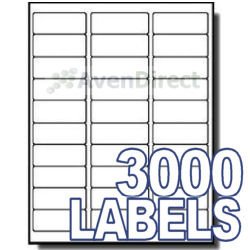 3000 Address Labels White Laser Inkjet 1"x2 5 8" 5160