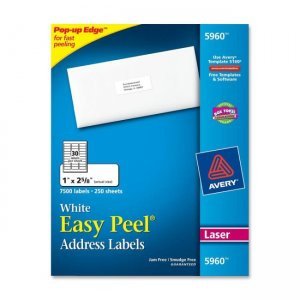 Easy Peel Address Label Avery Dennison 5960 AVE5960