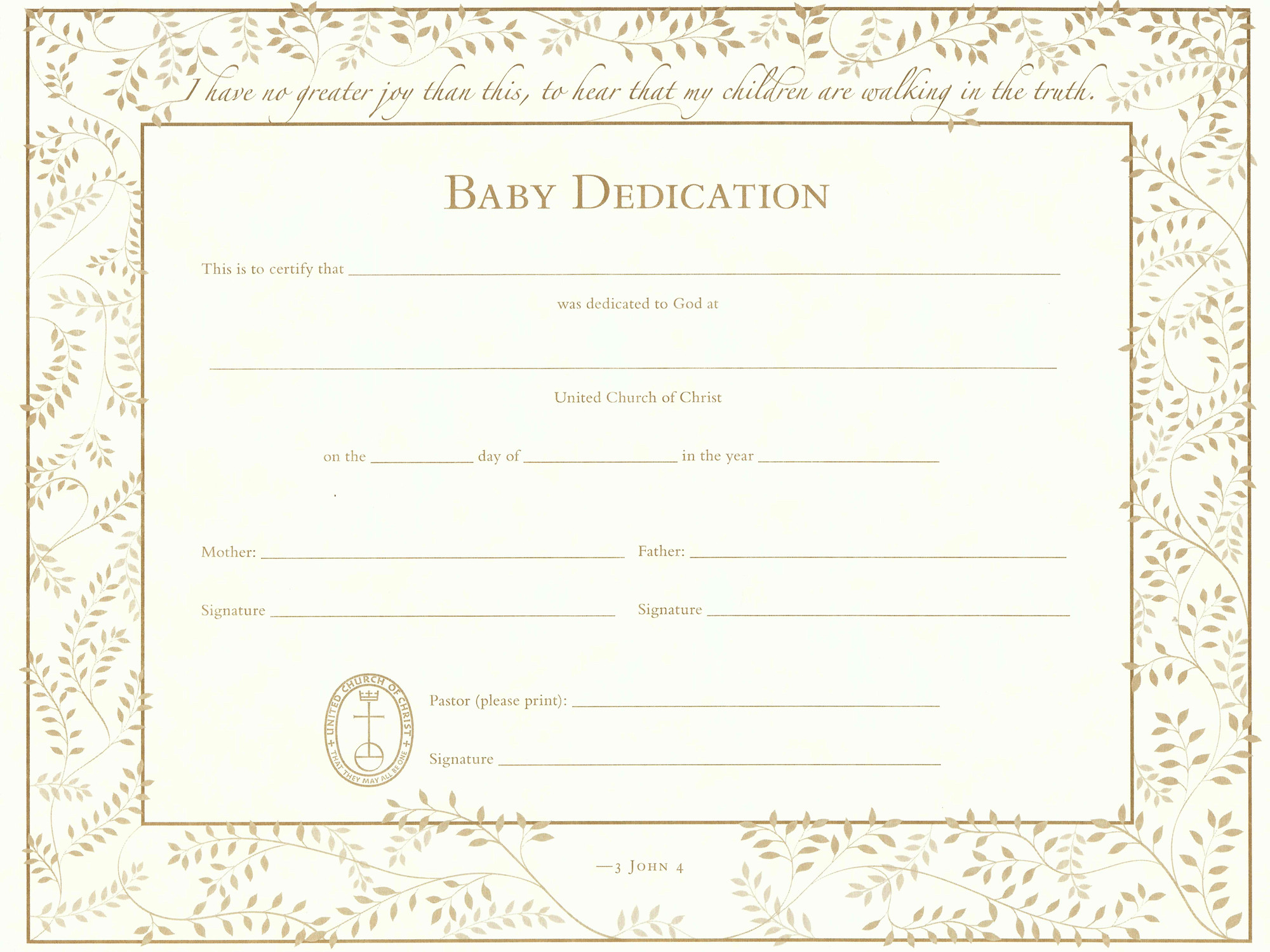 Baby Dedication Certificate Cake Ideas and Designs