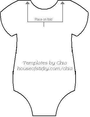 Here s the template to make the onesie banner for baby