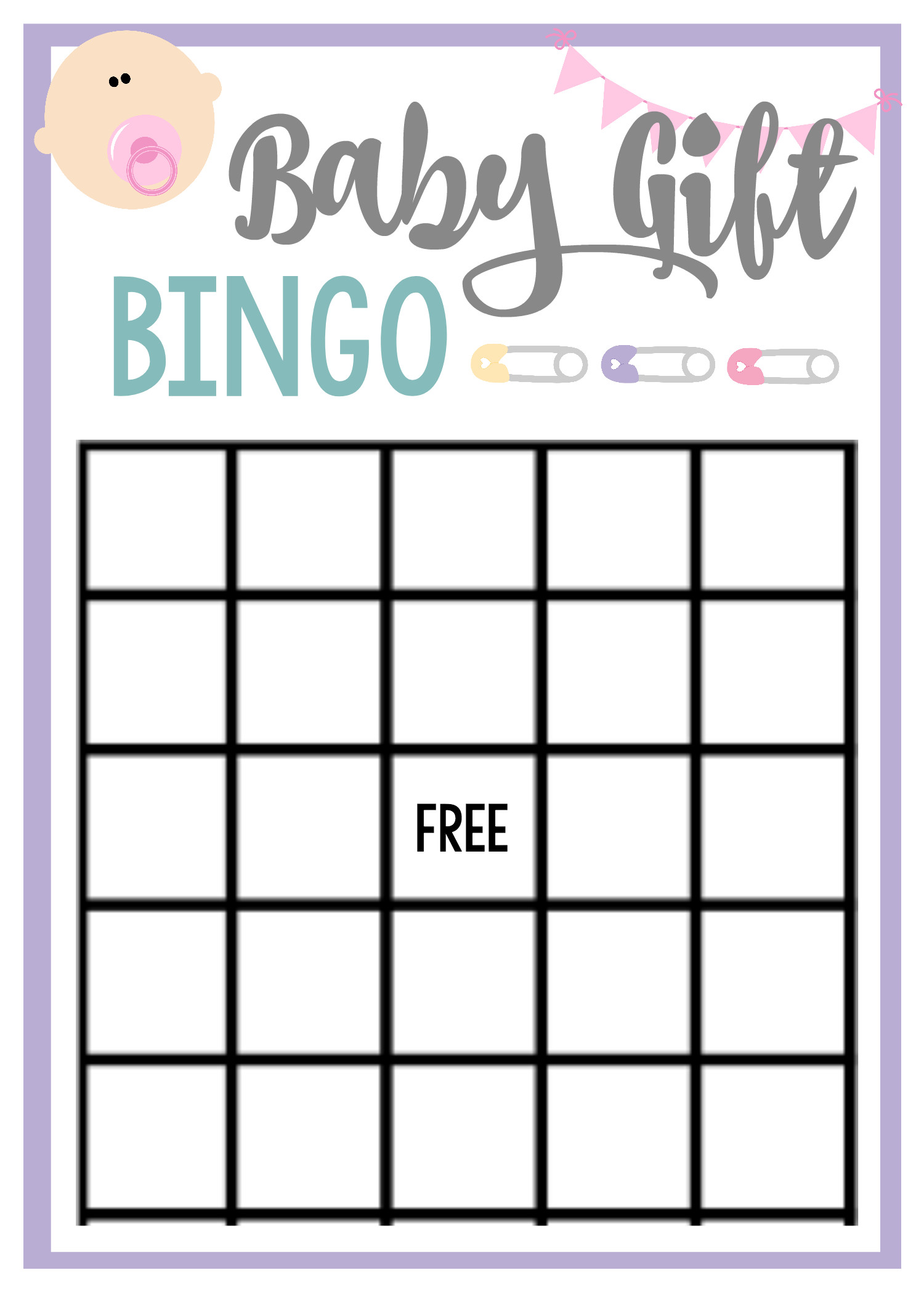 Free Printable Baby Shower Games for Groups – Fun