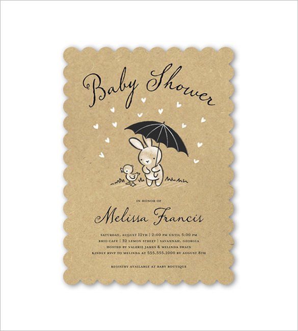 35 Baby Shower Card Designs & Templates Word PDF PSD