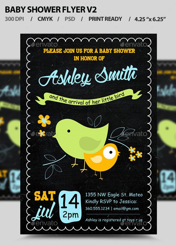 21 Baby Shower Flyer Templates PSD AI Illustrator Download