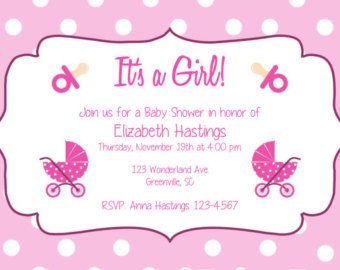 Baby Shower Invite Template Printable Free Business Card