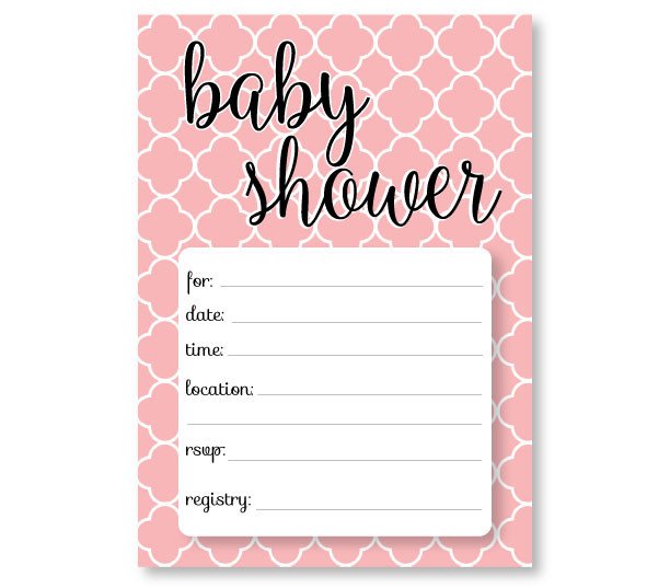 Printable Baby Shower Invitation Templates FREE shower